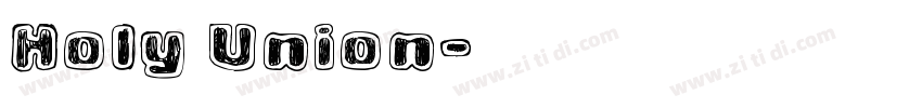 Holy Union字体转换